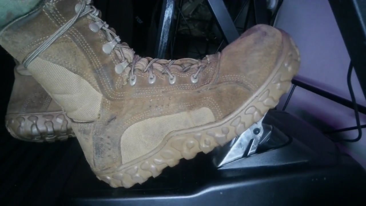 Pedal Pumping in Military Boots