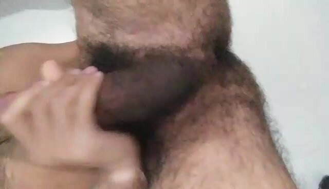 Hairy Israeli huy cum