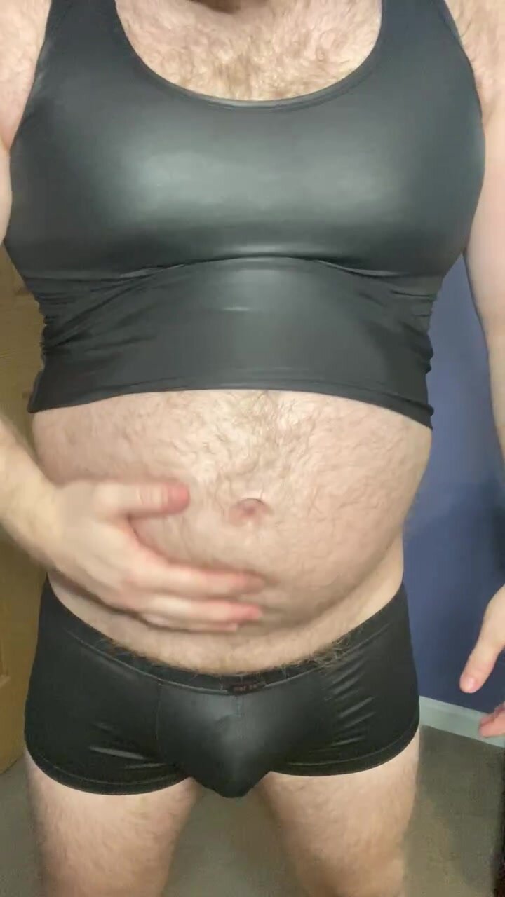 Leather hairy belly