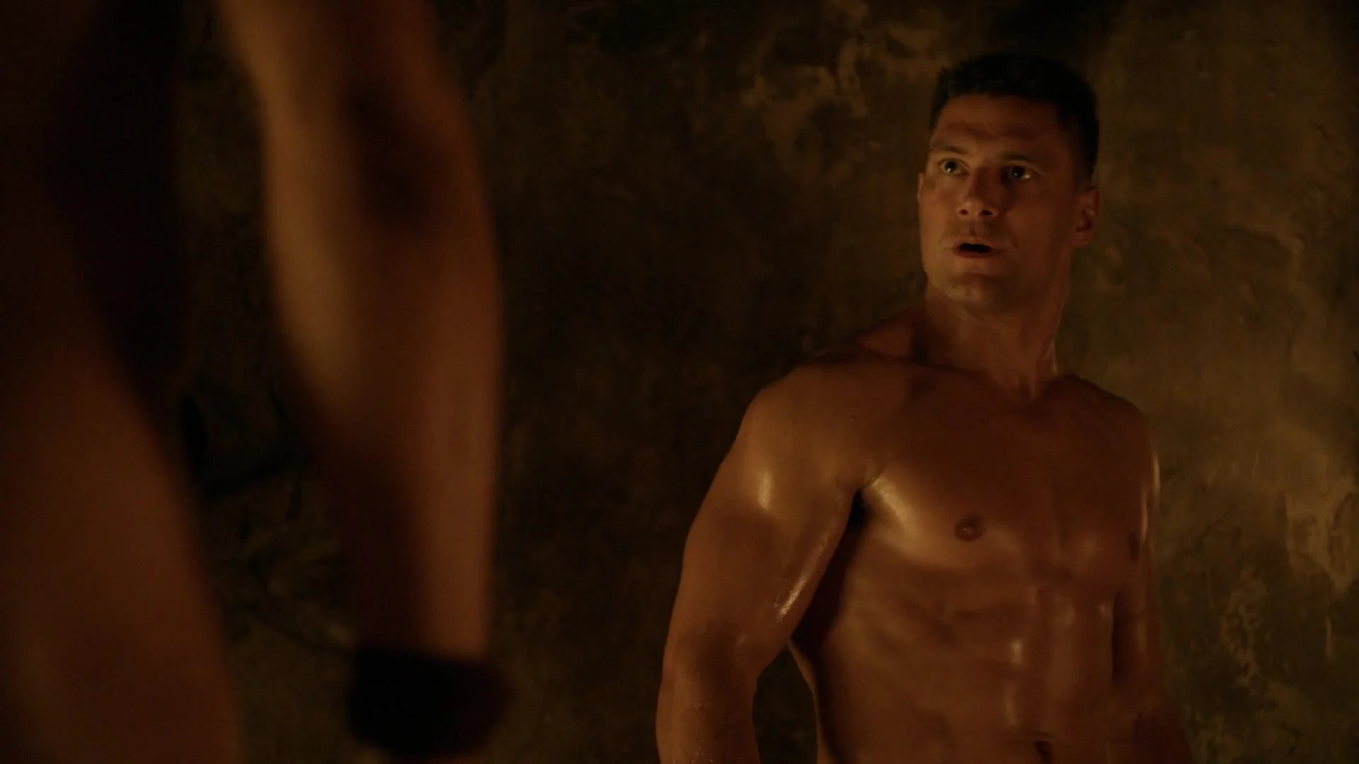 Spartacus TV series - sauna fistfight nude - ThisVid.com