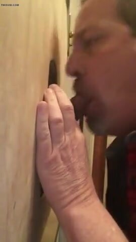 Married Guy Serviced BBC at the Gloryhole