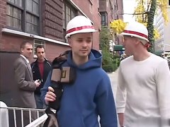 Construction worker train rich guy to be a servant Pt.1