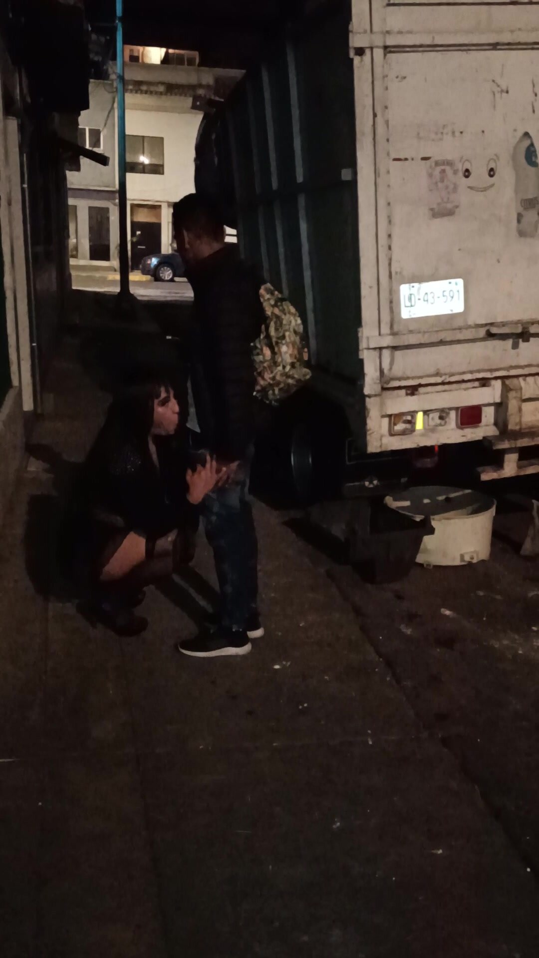arab and tranny public outside