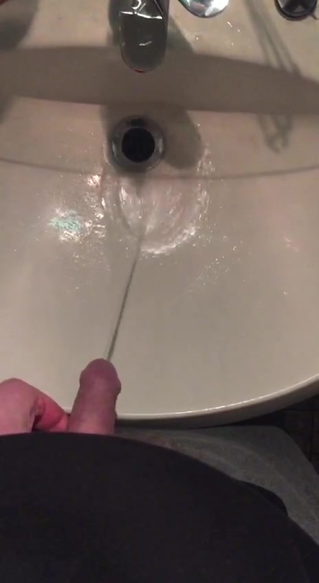 pissing in office sink