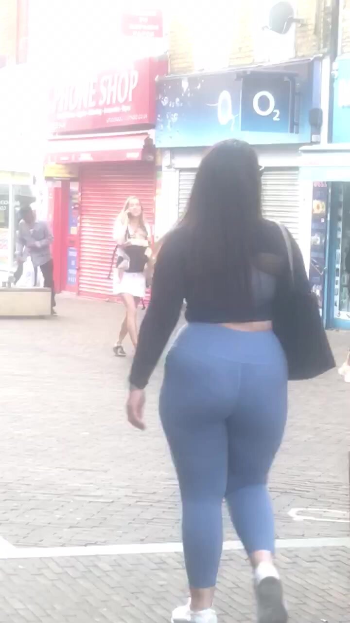 thick booty, pawg ass, thick, booty, brunette, blue, Leggings, Candid, pawg...