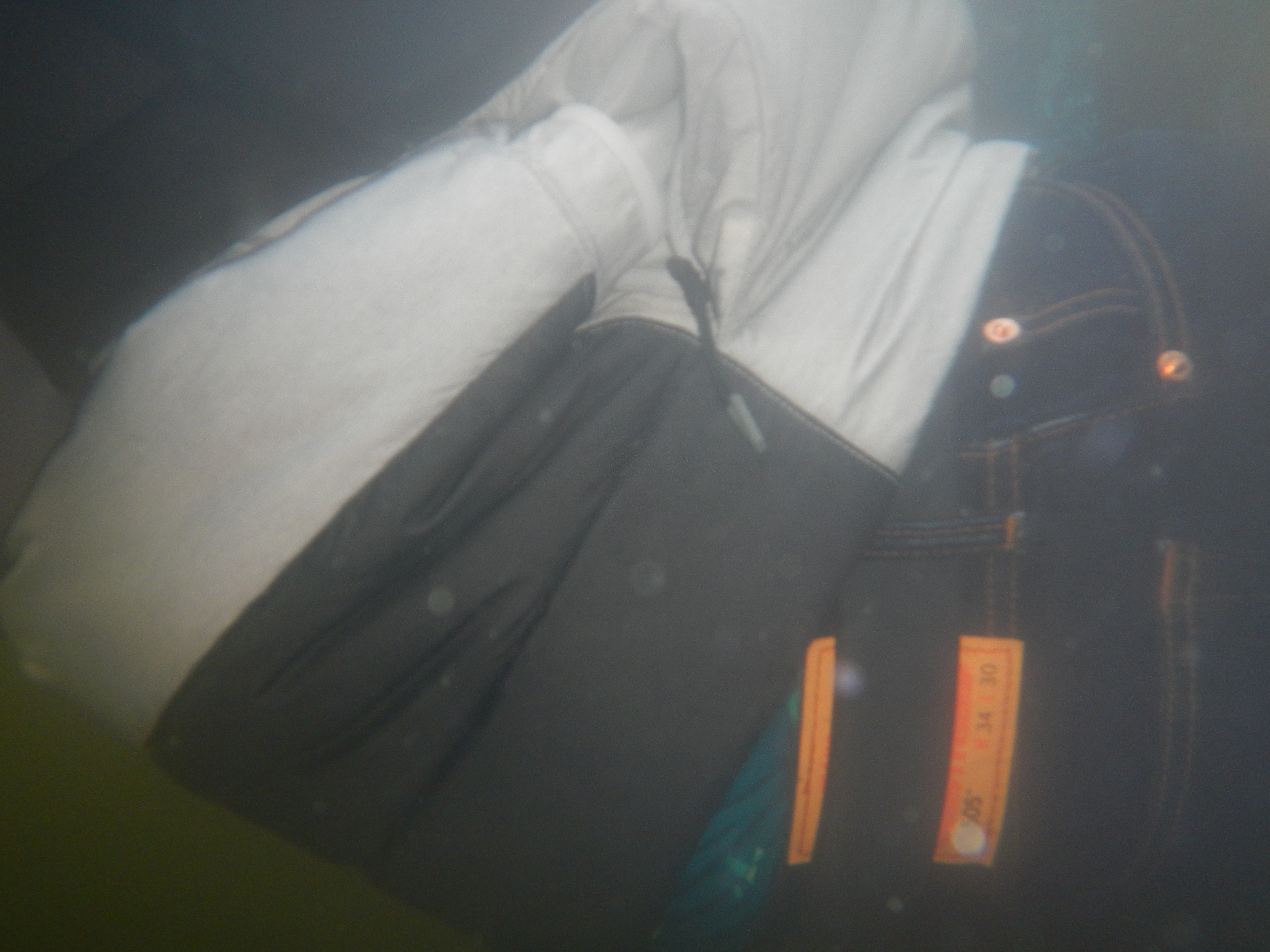 Diving in the lake