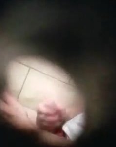 Public - Jerking off in public restroom