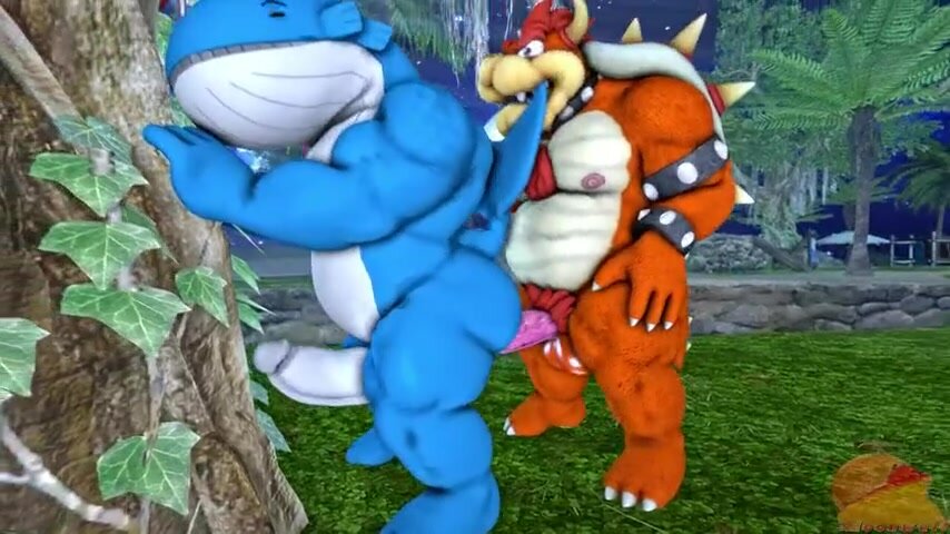 Wailord and Bowser