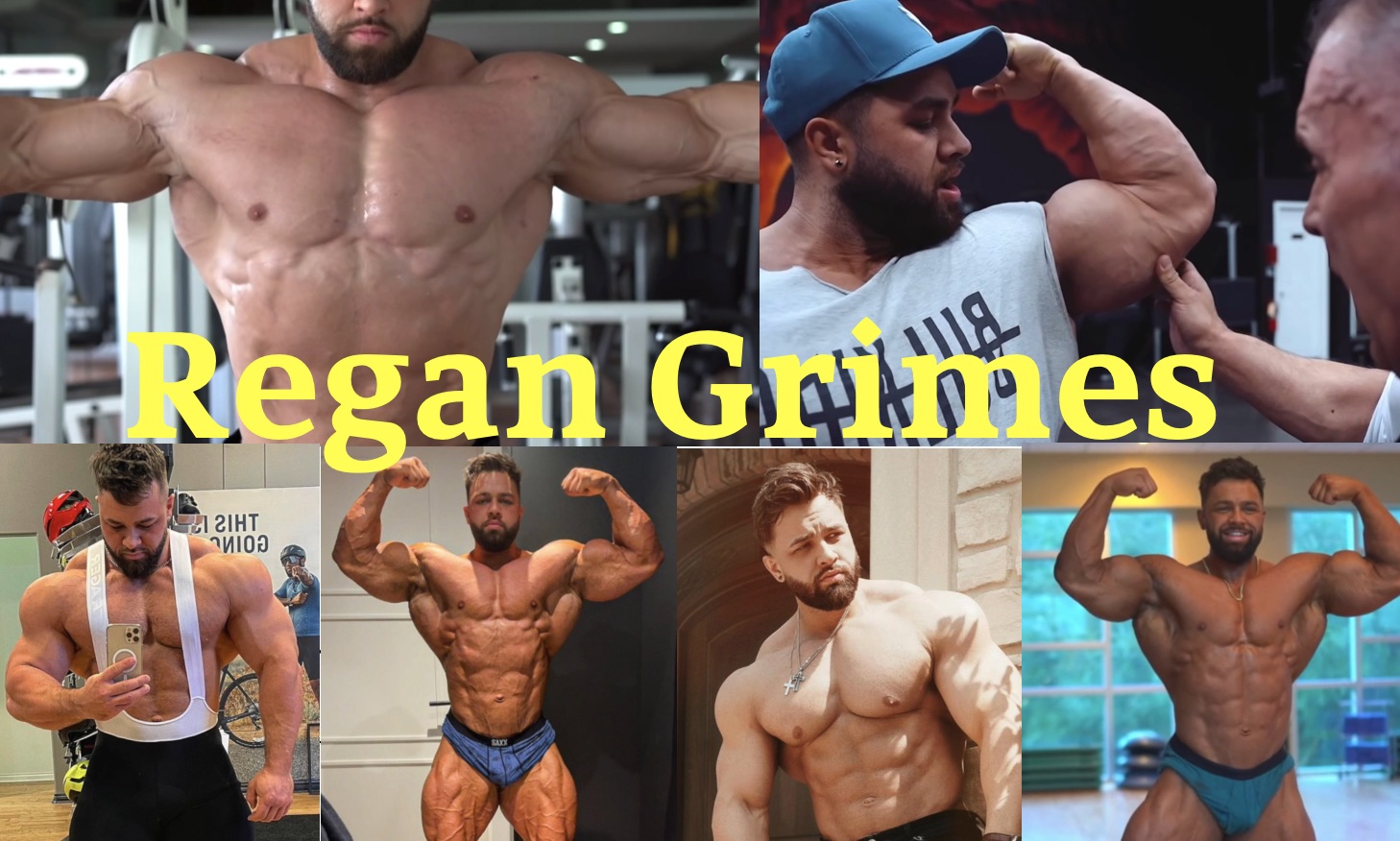 Bodybuilder Cum Tribute - Regan Grimes
