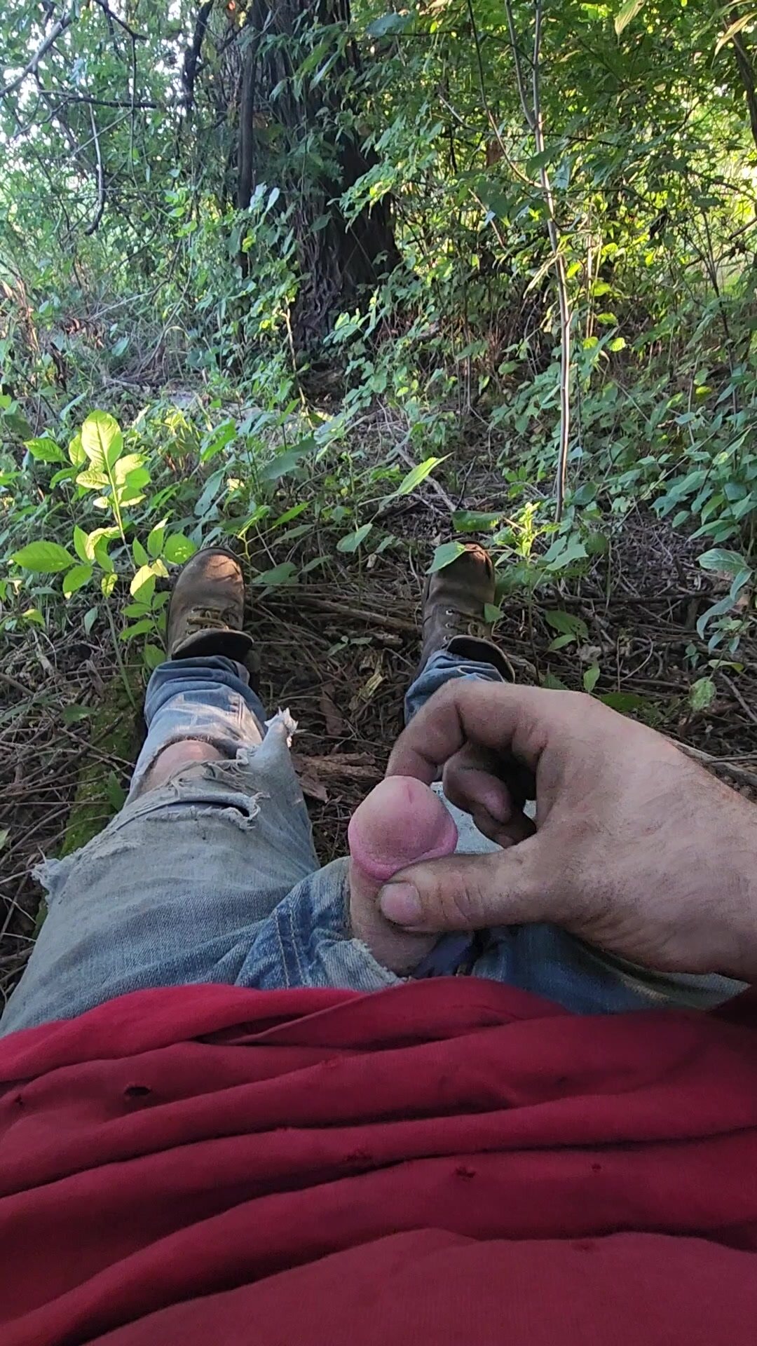 Wanking in the woods - video 5
