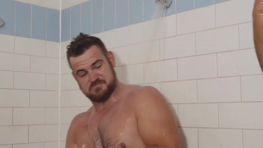 Two men in the shower - video 2