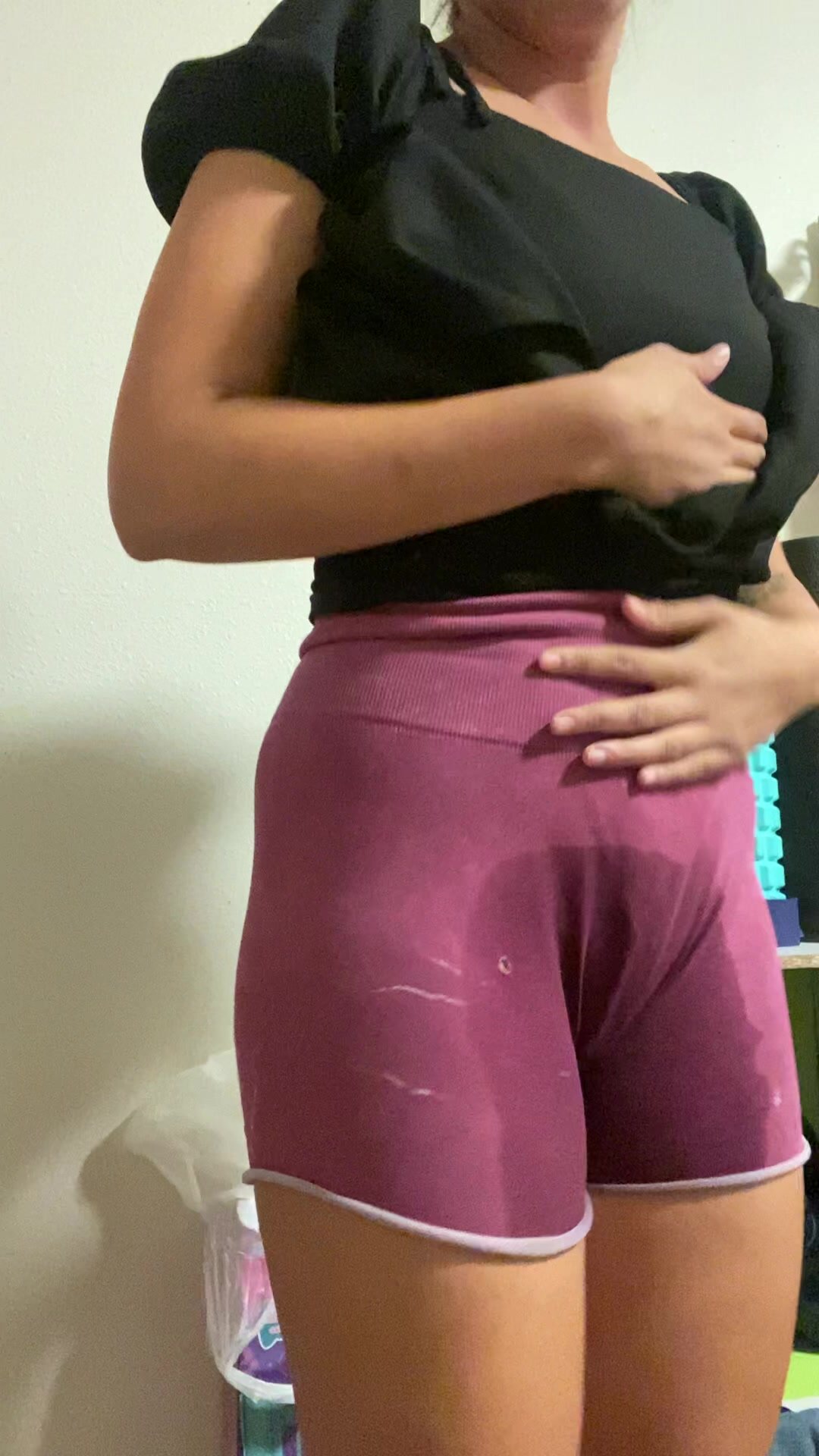 Leaking all day and wetting in her car twice aftermath