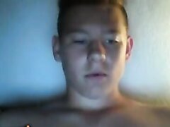 chubby twink jerking off
