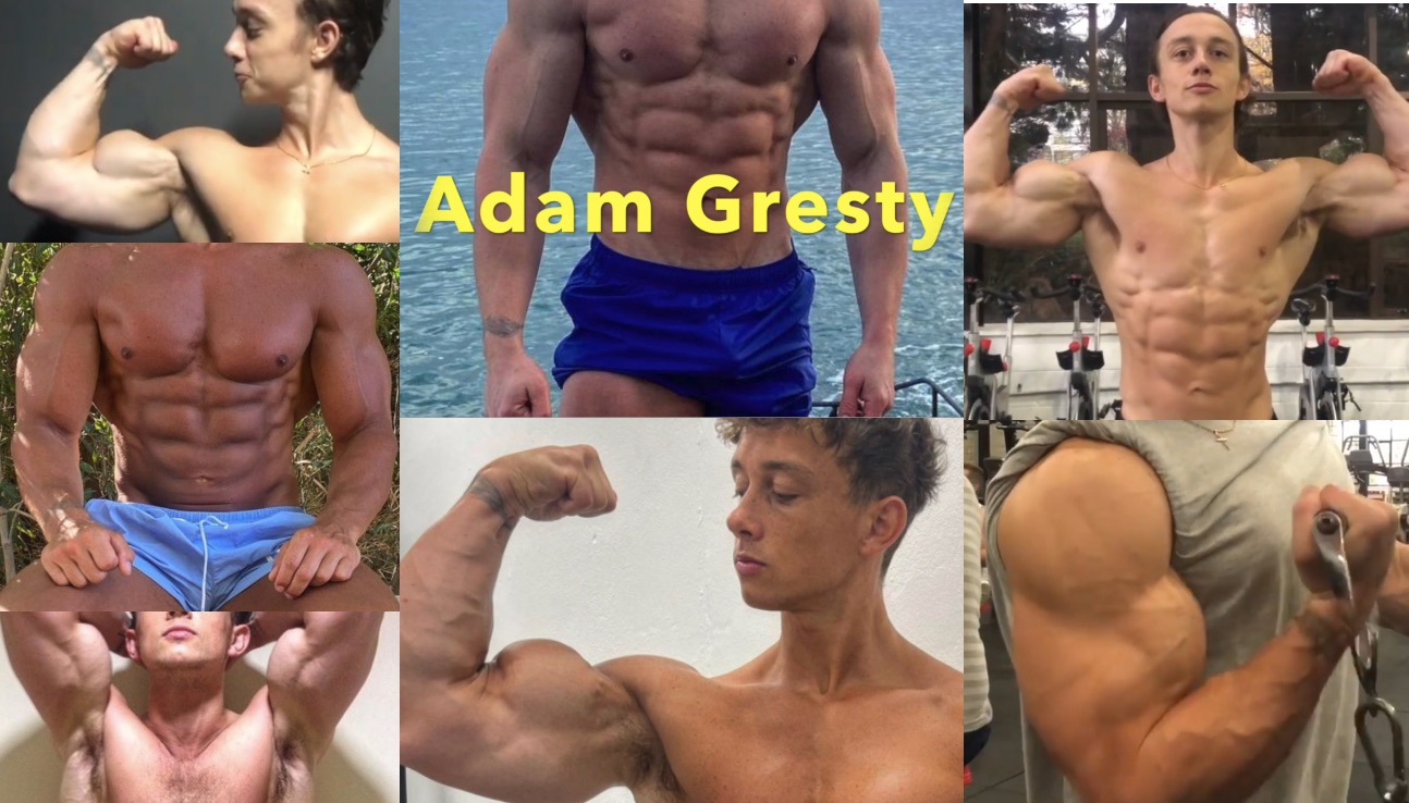 Bodybuilder Cum Tribute - Adam Gresty