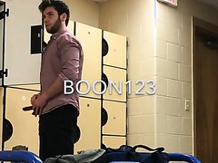 Beardie hunk in the lockeroom