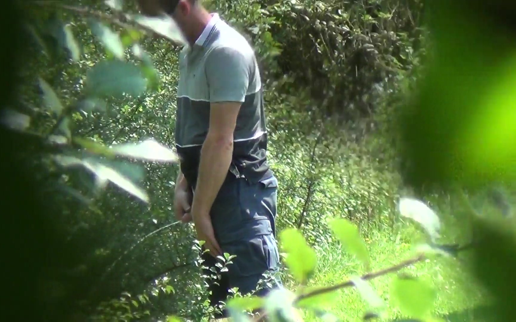 Trucker Caught Peeing 2014 July 271