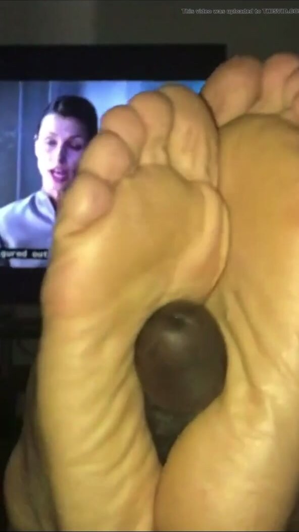Make him cum with your feet