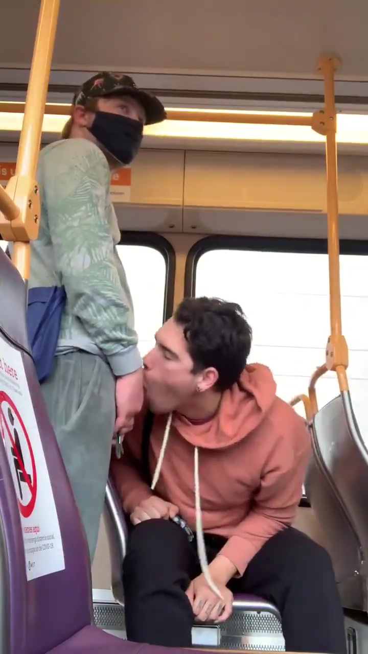 Blowjob on Public Transport