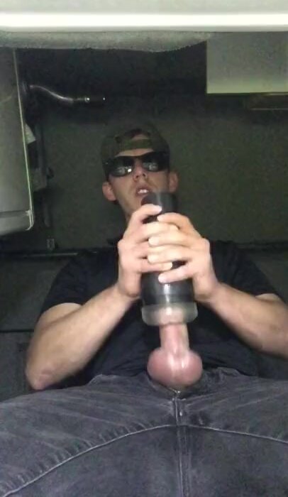 alpha guy fucking fleshlight