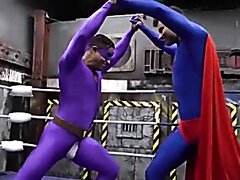 Superheroes  wrestling