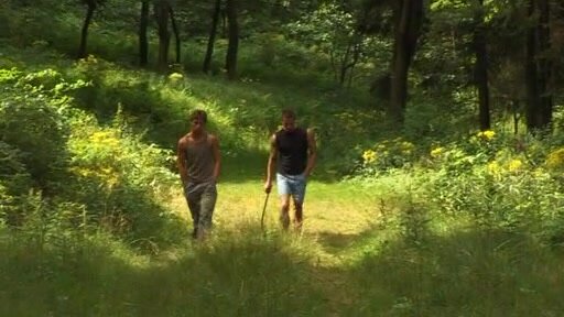 Two guys in the woods - video 2