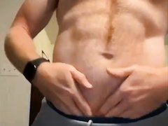 Ginger married dad fingers his ass for mistress