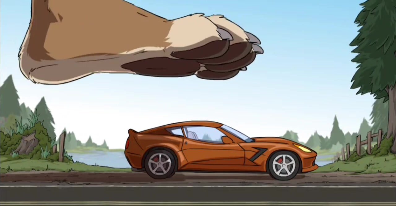 Incredible Car Crush Animation