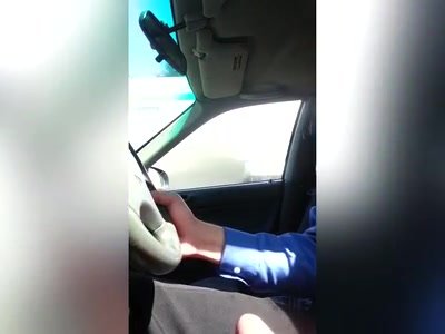Trucker sees him jacking off and offers to suck it