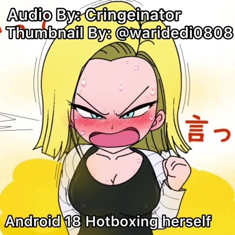Android 18 Hotboxing Herself