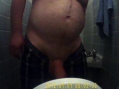Big belly & huge floppy dick!