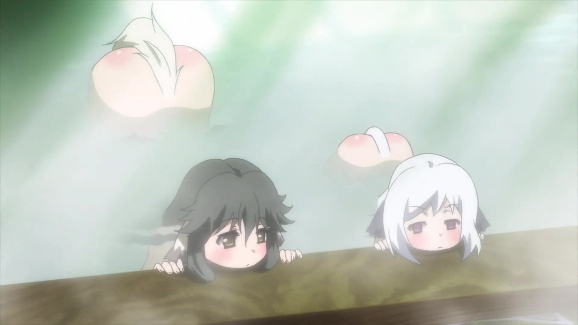Anime spanking at the Onsen