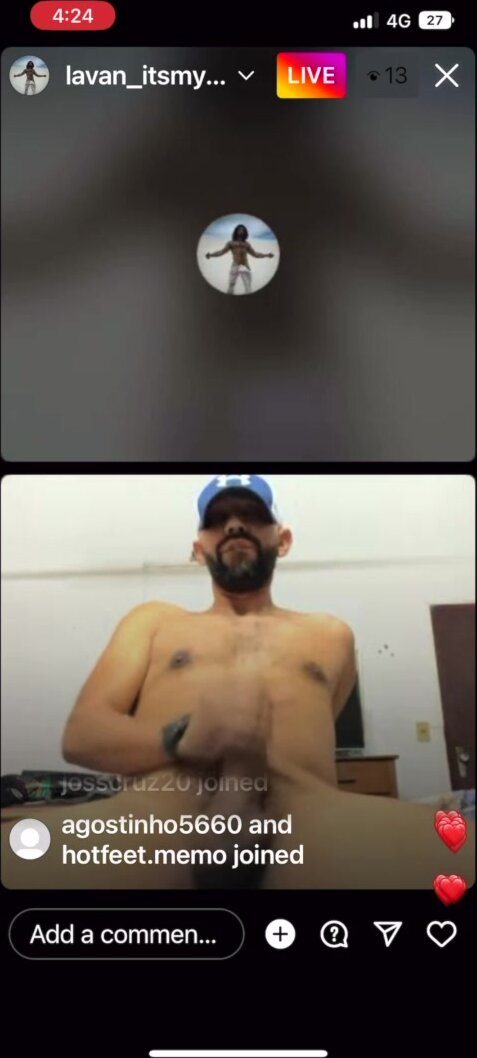 cum and anal beads on instagram live