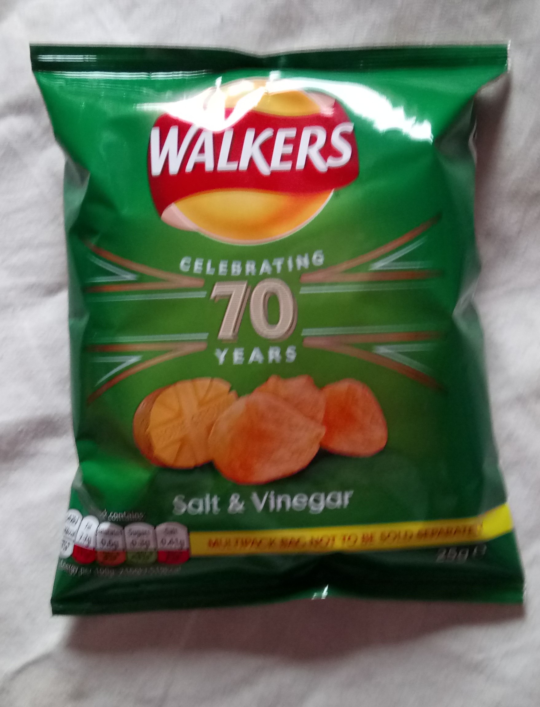 walkers salt vinegar crisps Anal