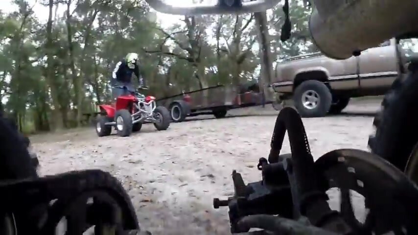 ATV rear suspension