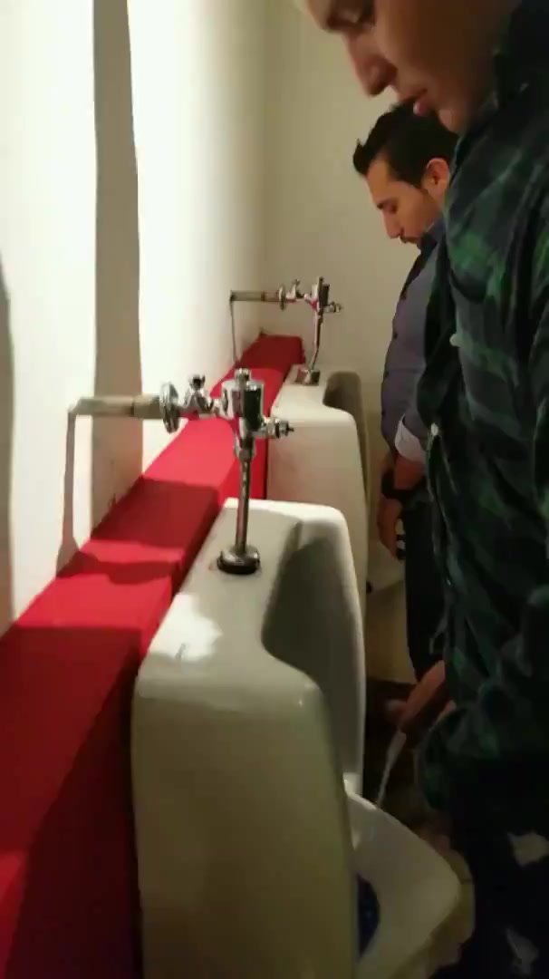 Urinal spy thick floppy monster