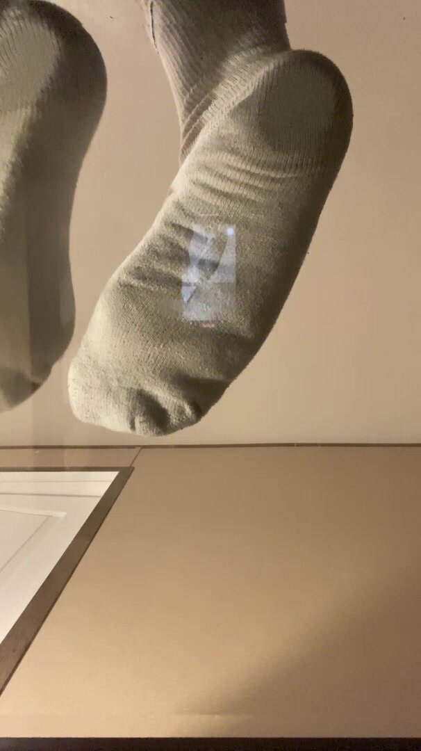 Hairy Foot King stepping on Glass
