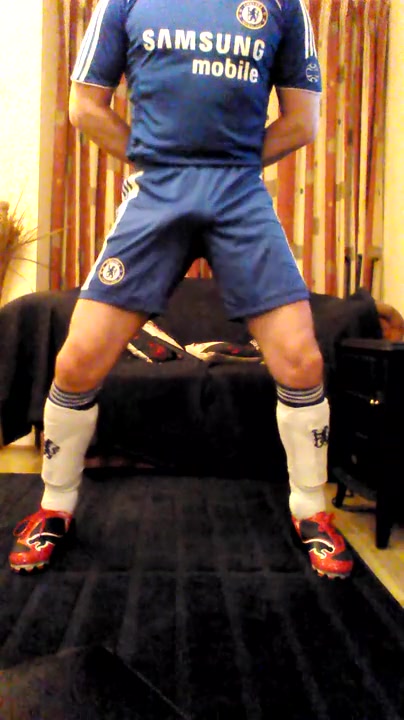 very sexy guy in footballkit