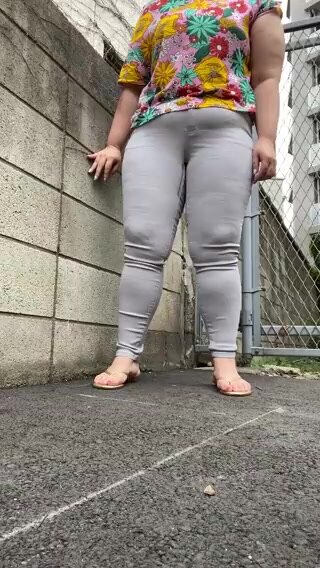 pisses her pants - video 10