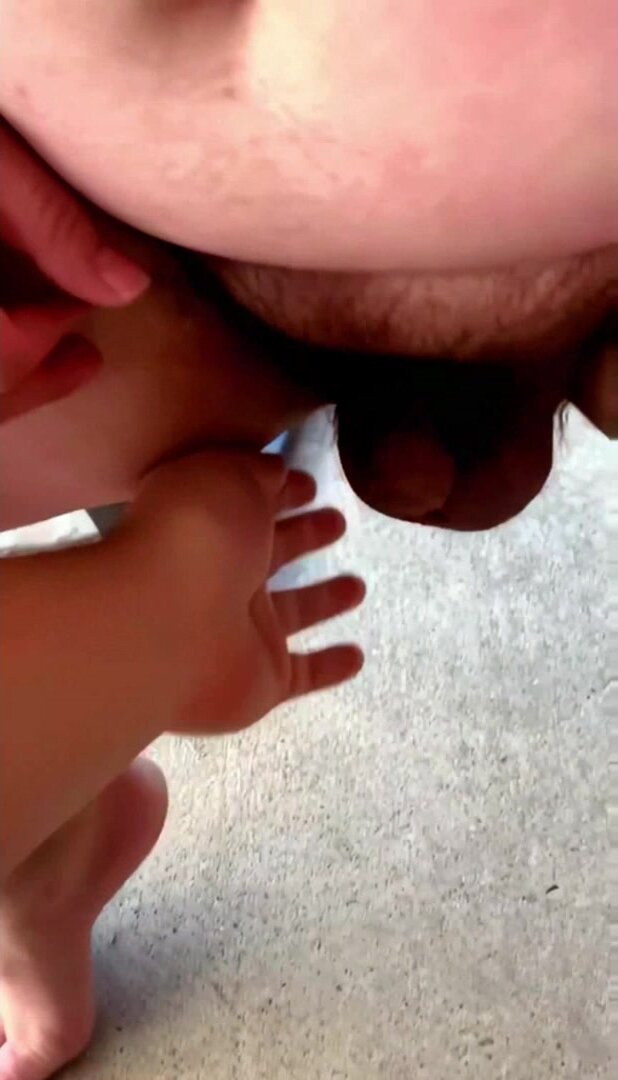 Cub Gets His Foreskin Pulled Back and Balls Jiggled