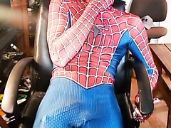 hot guy cumming in spiderman suit on ᴛɪᴋᴛᴏᴋ