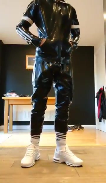 Rubber trackies hot