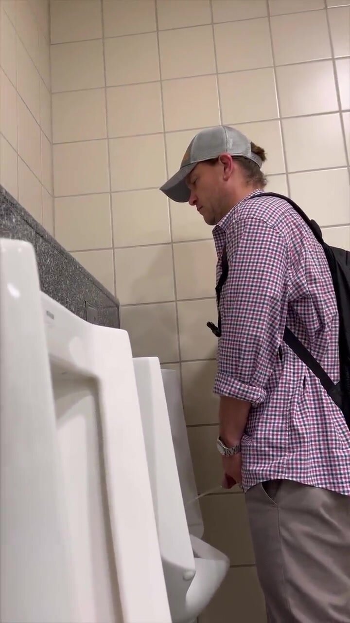 Urinal hung airport scruffy
