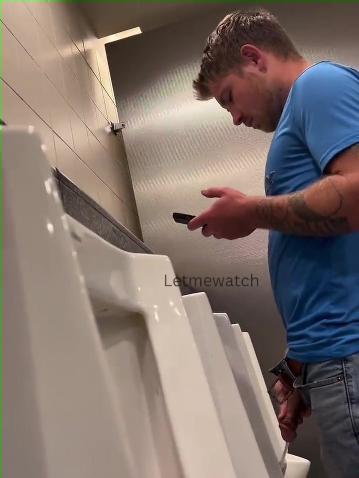 Urinal  whopper huge fat soft ... cock