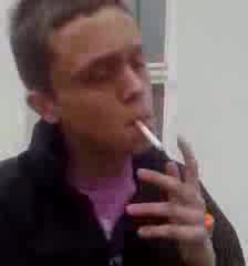2 Chav Lads Smoking Marlboro Reds