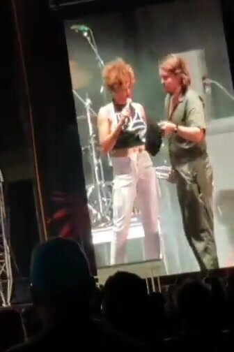 This is what led up to singer peeing on a fan