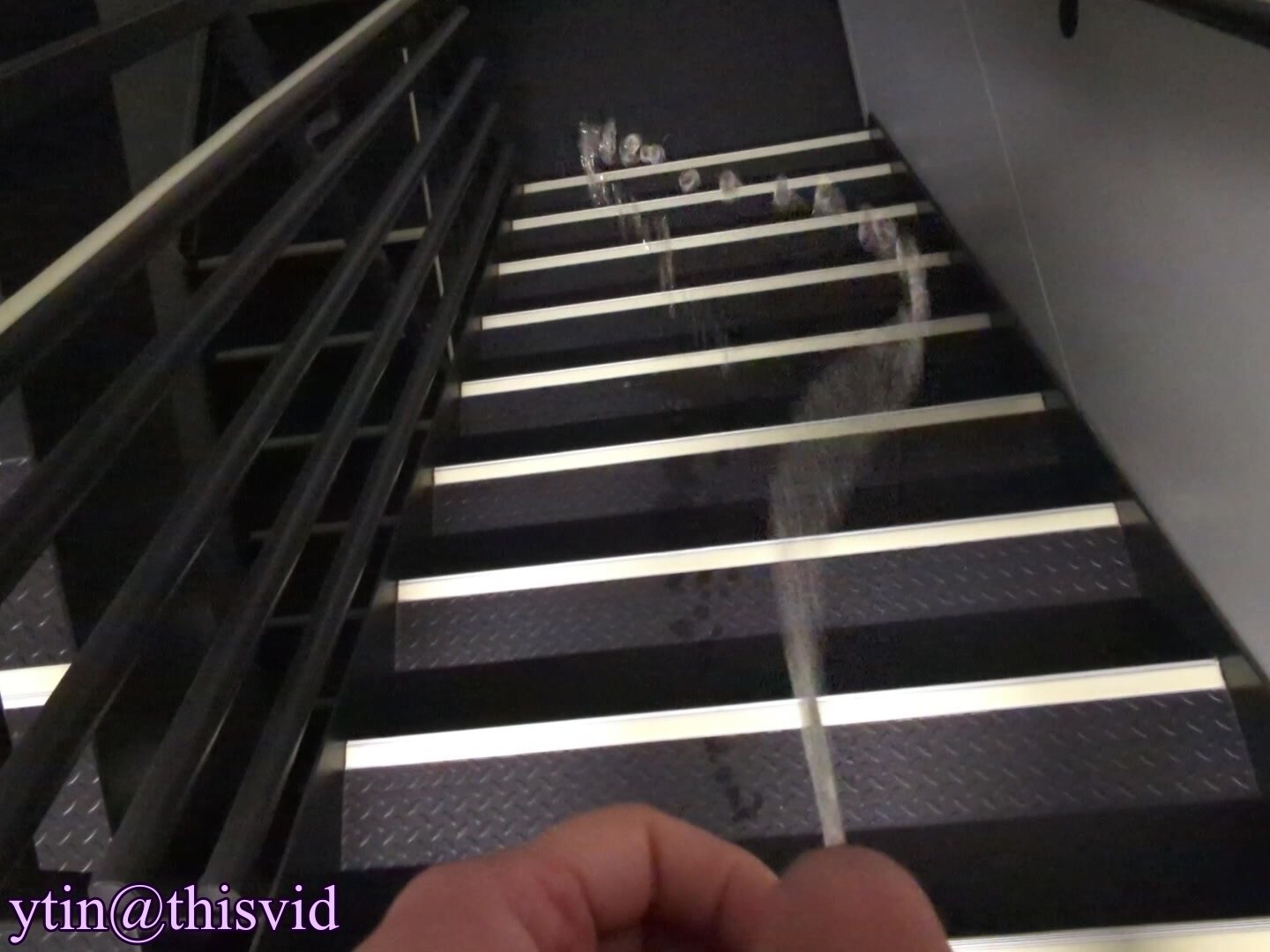 Hotel Public Stairwell Morning Pissing