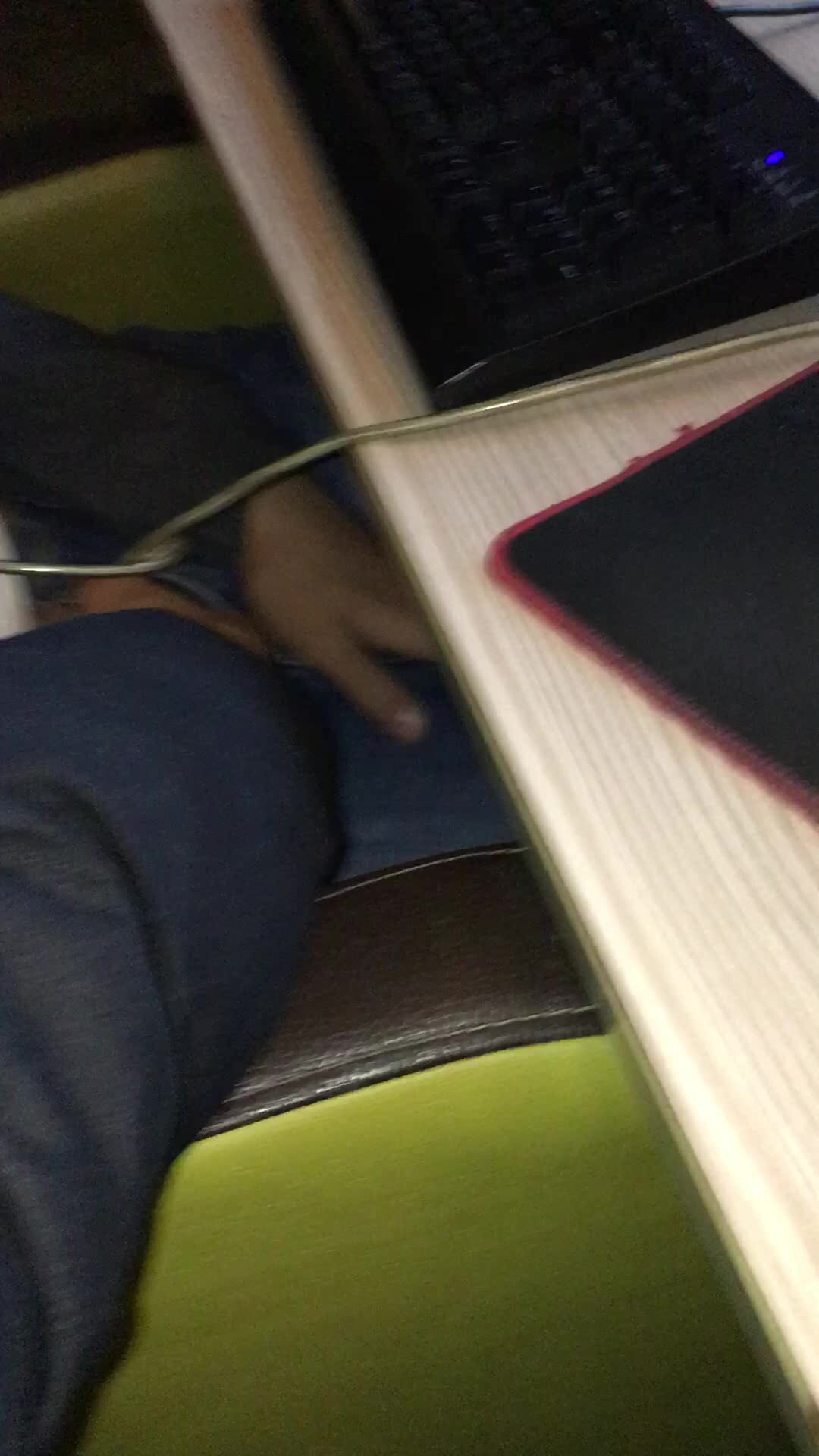 Fondling str8 guys at an internet cafe