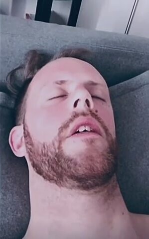 We found him drunk
