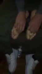 Tickling feet mexican guy
