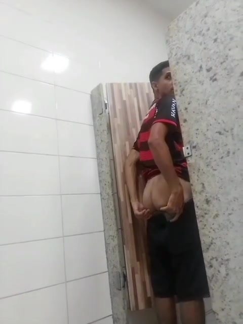 hot public play bathroom hot asf - video 3